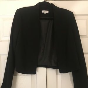 Calvin Klein Crop Black Blazer